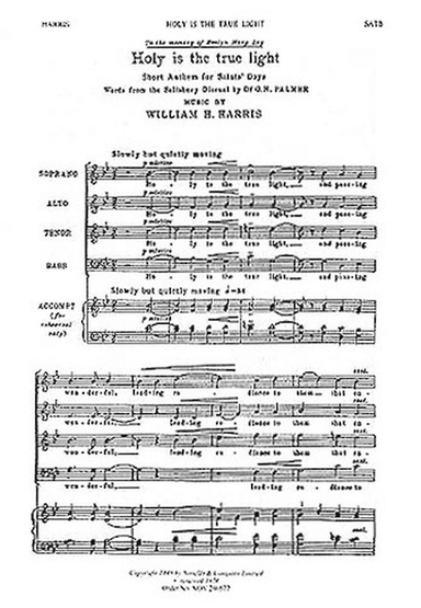 Holy Is the True Light