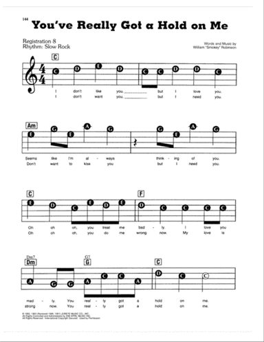 You've Really Got A Hold On Me