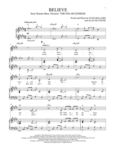 Believe (from The Polar Express)