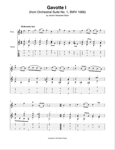Gavotte I (from Orchestral Suite No. 1)