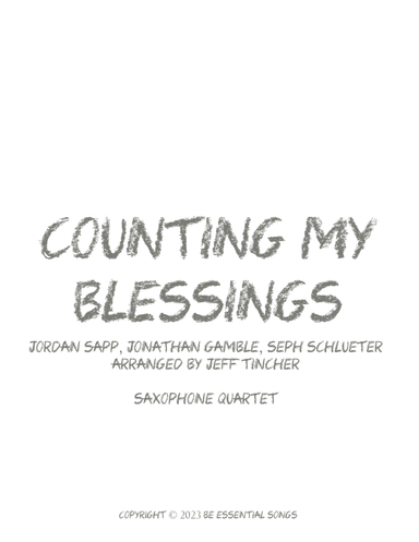 Counting My Blessings