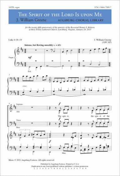 The Spirit of the Lord Is upon Me