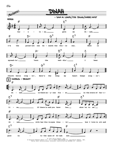 Dinah (arr. Robert Rawlins)