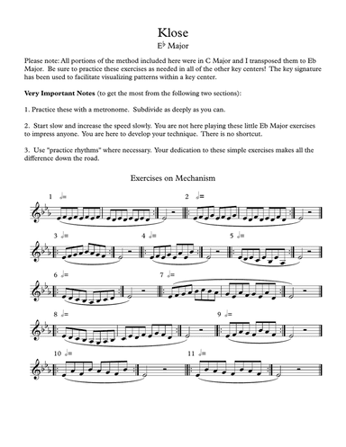 Klose and Kroepsch in Eb Major