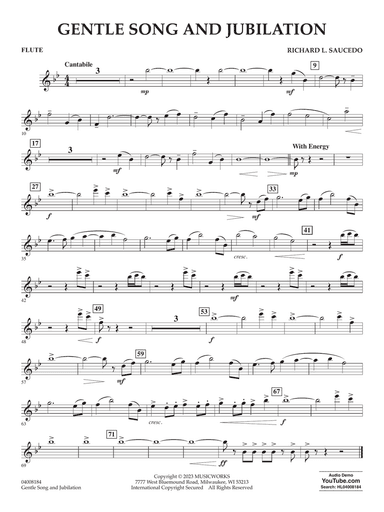 Gentle Song And Jubilation - Flute