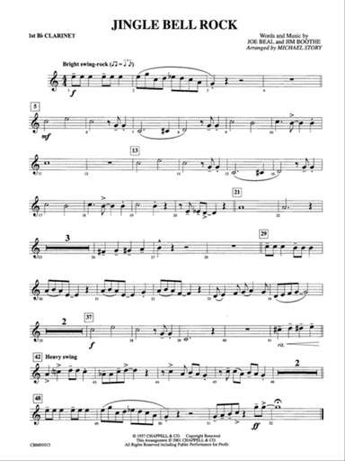 Jingle Bell Rock: 1st B-flat Clarinet