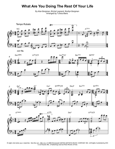 What Are You Doing The Rest Of Your Life