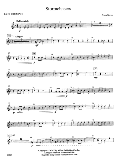 Stormchasers: 1st B-flat Trumpet