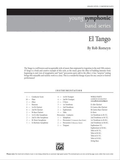 El Tango: Score
