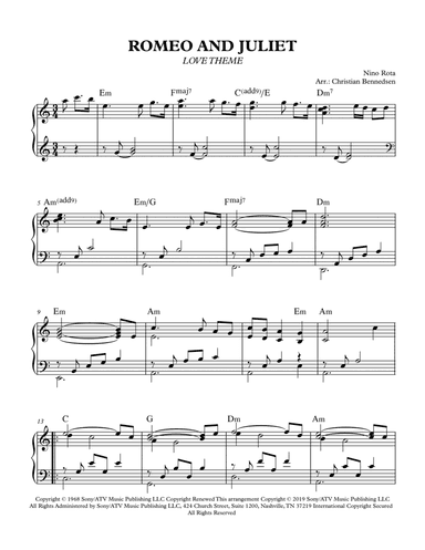 Romeo And Juliet (love Theme)