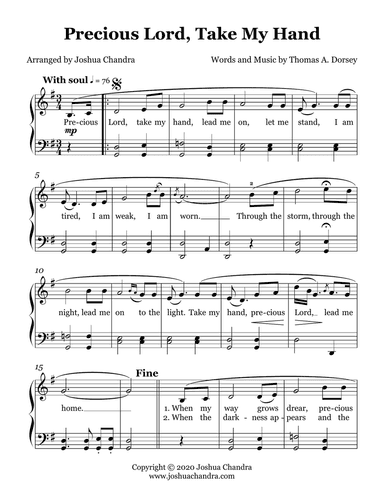 Precious Lord, Take My Hand
