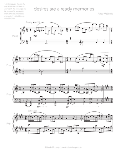 desires are already memories