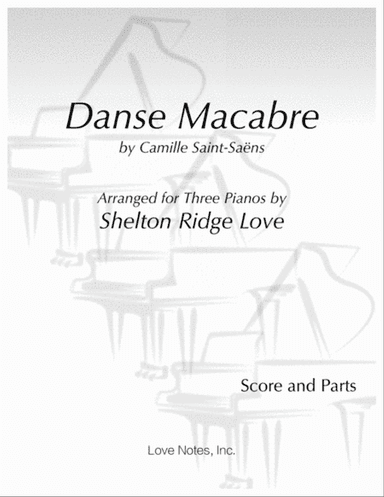 Danse Macabre for Three Pianos (Score and Parts)