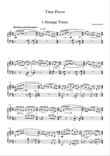Time Pieces for Piano