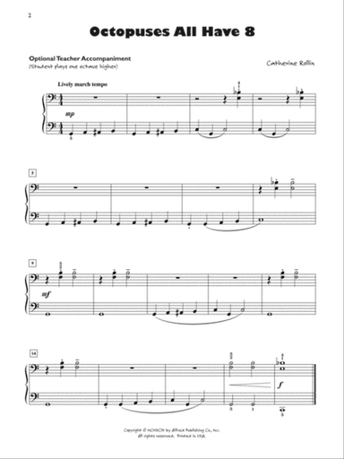 Octopuses All Have 8 - Piano Solo