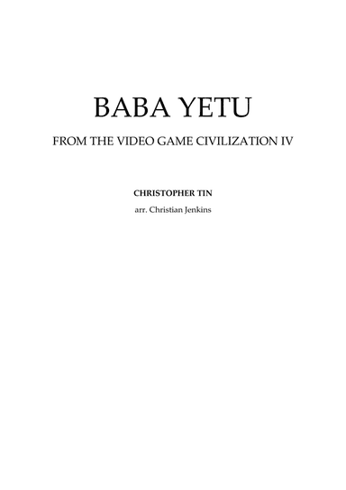 Baba Yetu