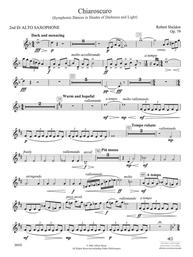Chiaroscuro: 2nd E-flat Alto Saxophone