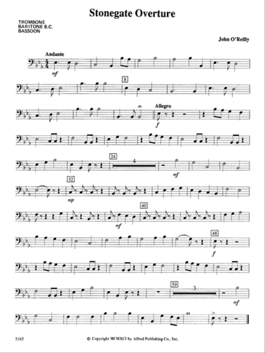 Stonegate Overture: 1st Trombone