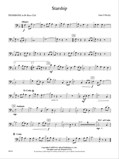 Starship: (wp) 1st B-flat Trombone B.C.