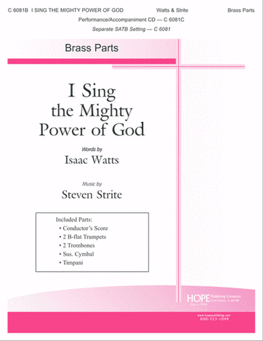 I Sing the Mighty Power of God