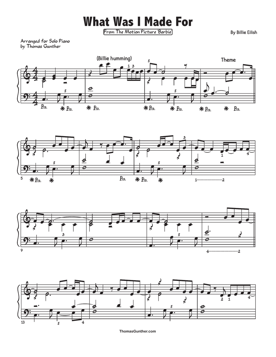 What Was I Made For?