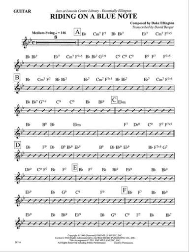 Riding on a Blue Note: Guitar