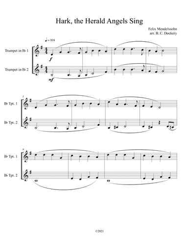Hark, the Herald Angels Sing (Trumpet Duet)