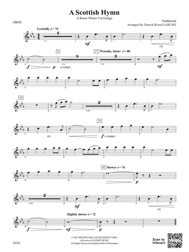 A Scottish Hymn: Oboe
