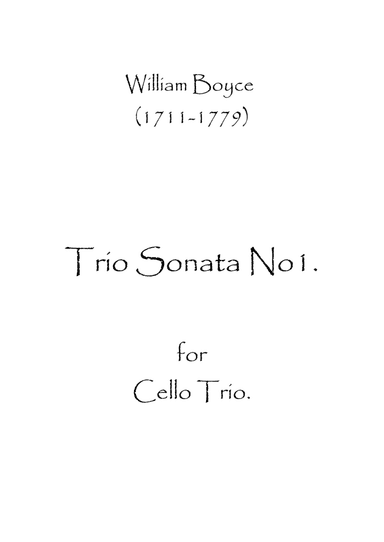 Trio Sonata No.1