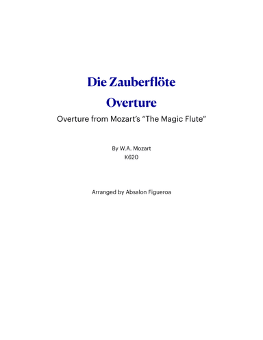 Die Zauberflöte