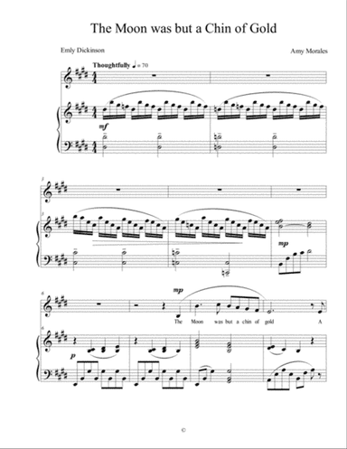 The Moon was but a Chin of Gold