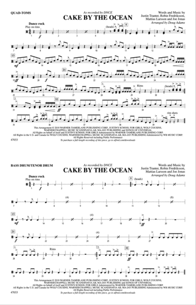 Cake by the Ocean: Quad-Toms