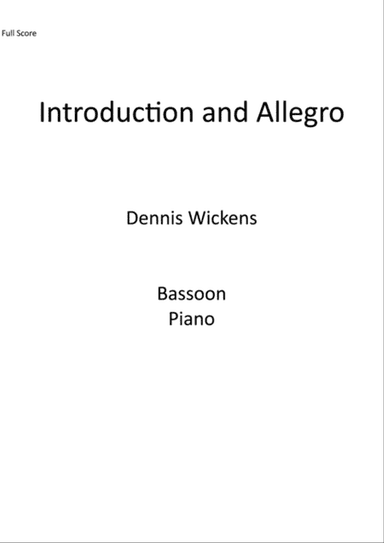 Introduction and Allegro