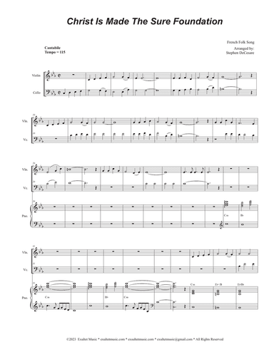 Christ Is Made The Sure Foundation (Duet for Violin and Cello)