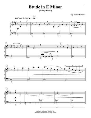 Etude In E Minor (Firefly Waltz)