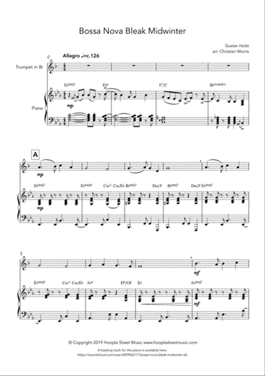 Bossa Nova Bleak Midwinter
