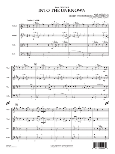 Into the Unknown (from Frozen II) (arr. Larry Moore) - Conductor Score (Full Score)