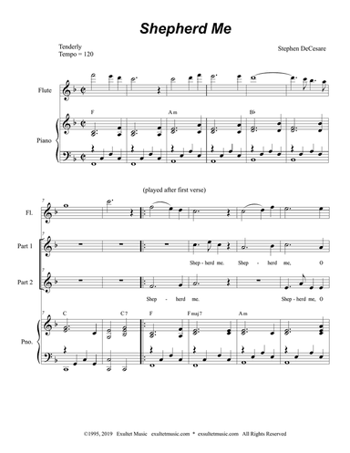 Shepherd Me (for 2-part choir)