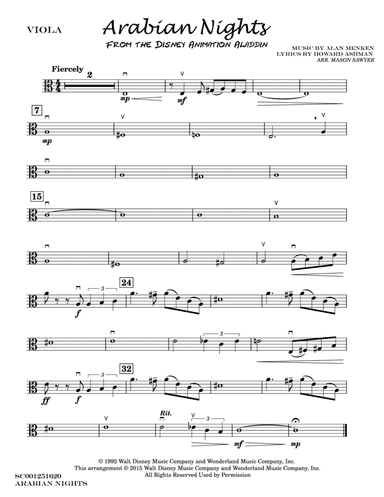 Arabian Nights - Score Only