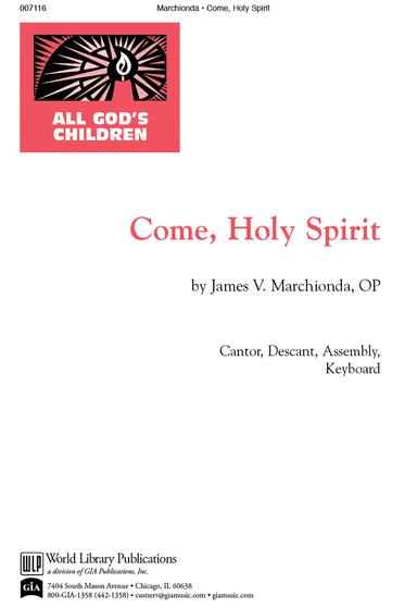 Come Holy Spirit