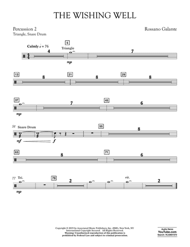 The Wishing Well - Percussion 2