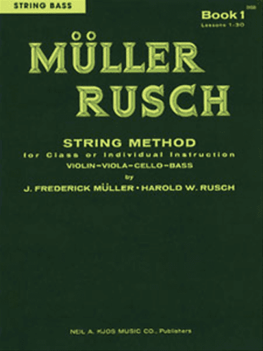 Muller-Rusch String Method Book 1 - String Bass