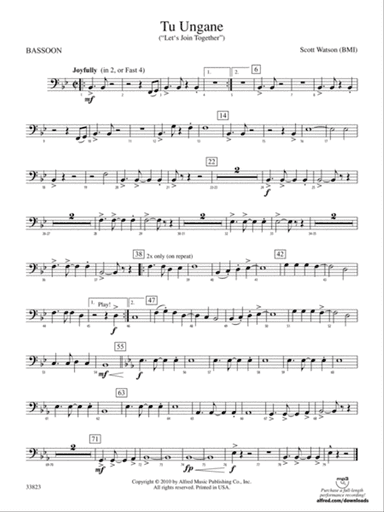 Tu Ungane: Bassoon