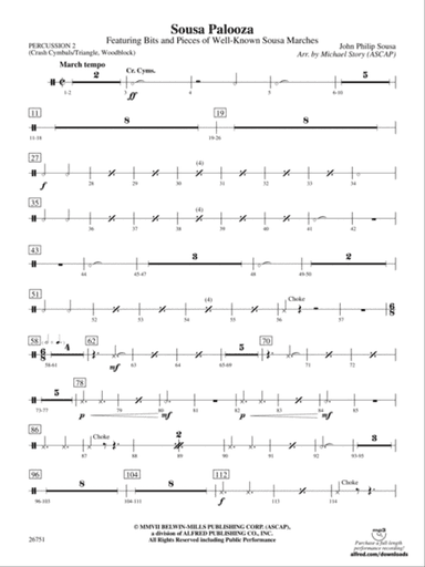Sousa Palooza: 2nd Percussion