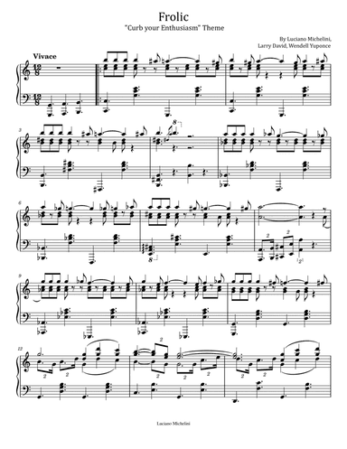 Frolic (theme From Curb Your Enthusiasm)