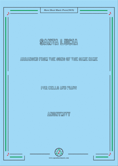 Louis-Santa Lucia, for Cello and Piano