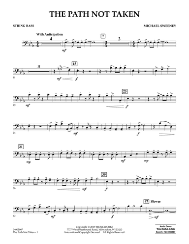 The Path Not Taken - String Bass