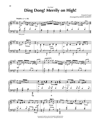 Ding Dong! Merrily On High! (arr. John Leavitt)