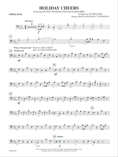 Holiday Cheers: String Bass