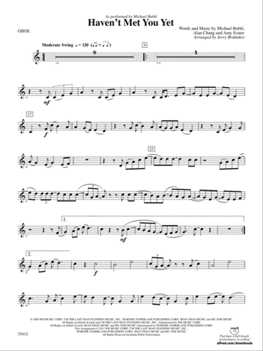 Haven't Met You Yet: Oboe